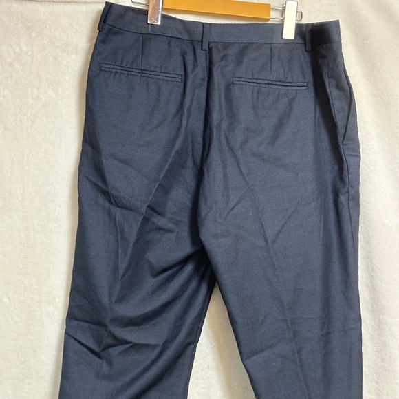 Calvin Klein Men's Trousers/Slacks/Dress Pants Dark Blue Size 34 X 30 - Picture 4 of 7